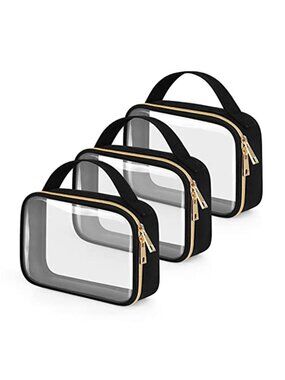 TSA Approved Clear Toiletry Bag Travel Makeup Organizer Waterproof Carry On